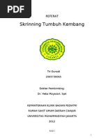 Download Skrining Tumbuh Kembang Anak by Tri Gunadi SN118263908 doc pdf