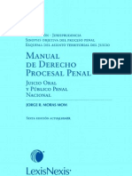 MANUAL DE DERECHO PROCESAL PENAL - JORGE MORAS MOM