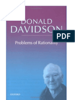 Davidson, Donald - Problems of Rationality- Excellent !!