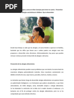 Prevención de Alergias y Asmas en Niños. Consejos para Tener en Cuenta