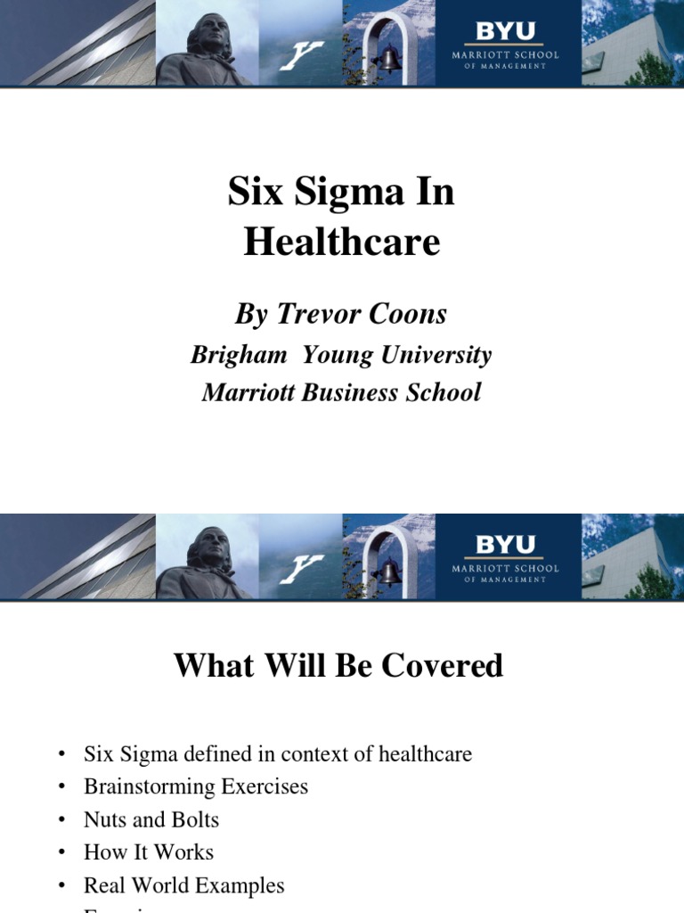 Six Sigma Applications in Healthcare | PDF | Six Sigma | Standard Deviation