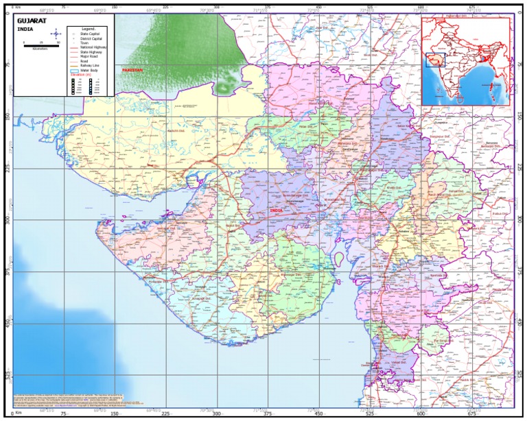 Gujarat Map