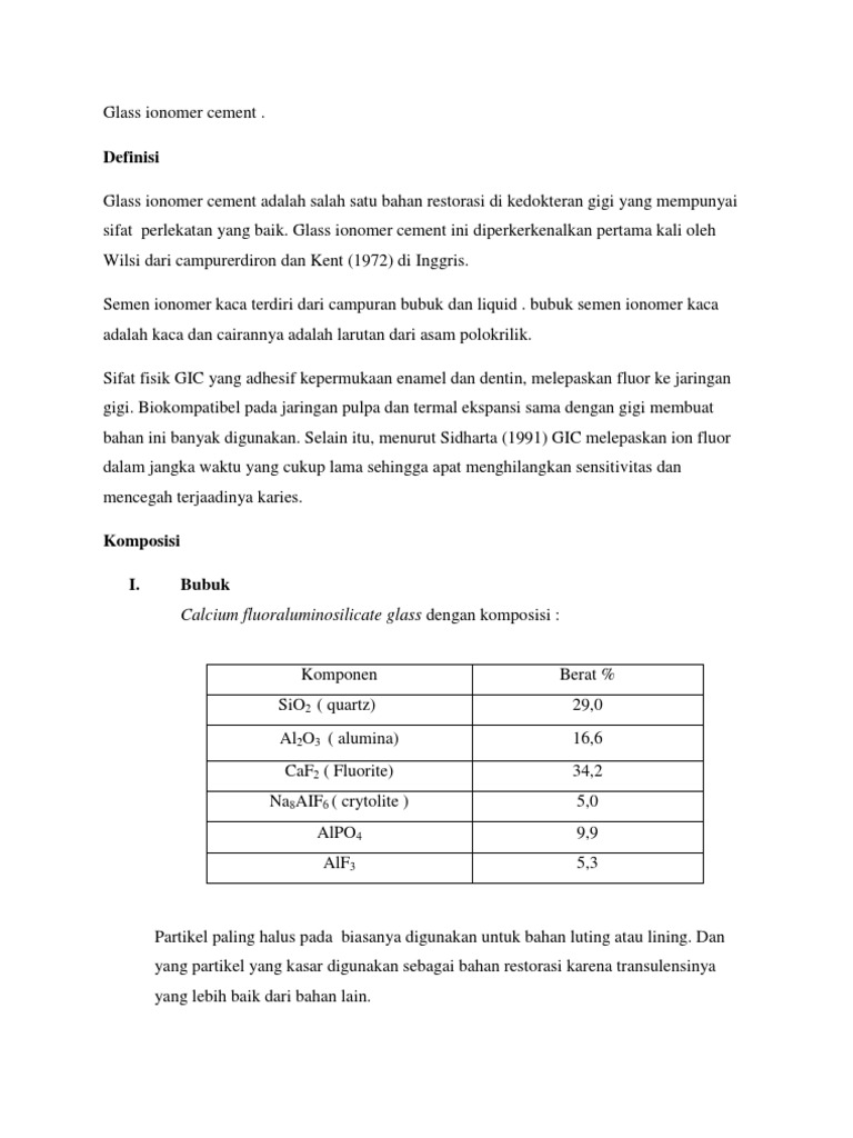 Glass Ionomer Cement PDF