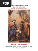 Misal Del Altar para La Primera Misa