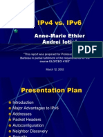 Ipv4 vs. Ipv6: Anne-Marie Ethier Andrei Iotici