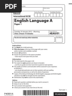 4EA0 01 English Language