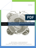 Optimization of Agroponics Food Production