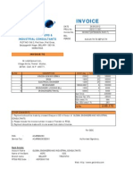 Invoice: Global Engineers & Industrial Consultants