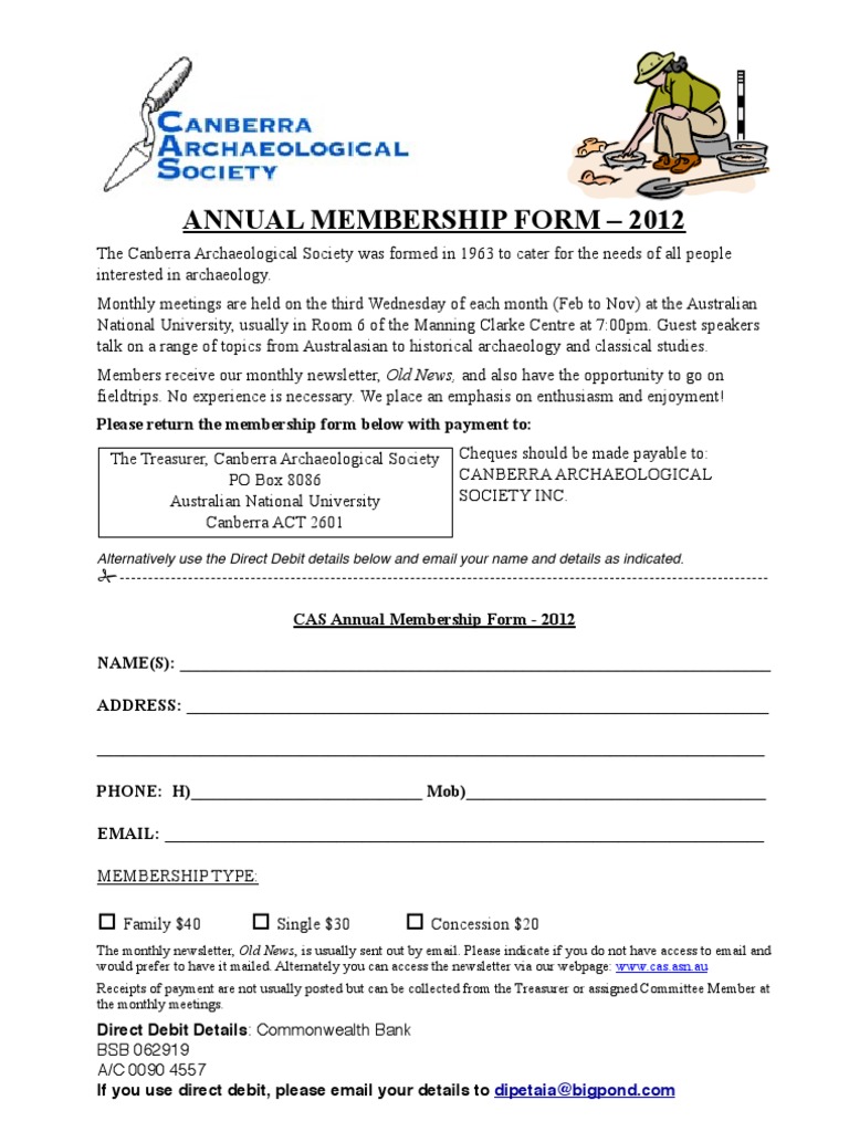 Membership 2012CAS | PDF