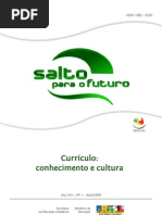 Currículo - conhecimento e cultura