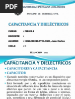 Capacitancia y Dielectricos