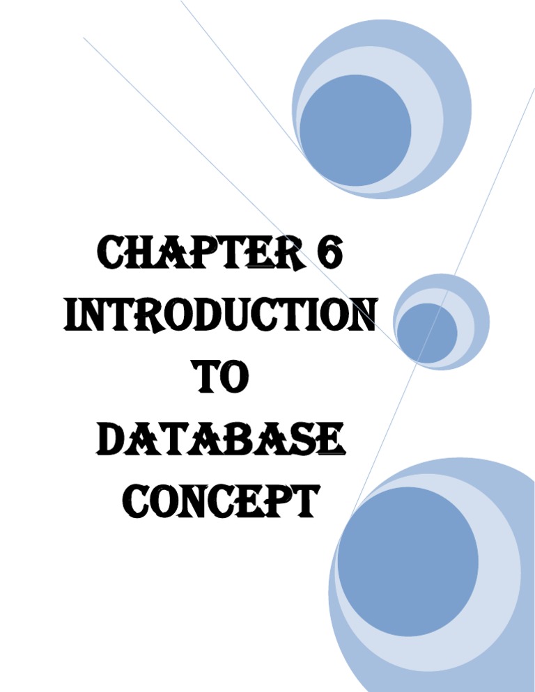 Introduction to Database Concepts | PDF