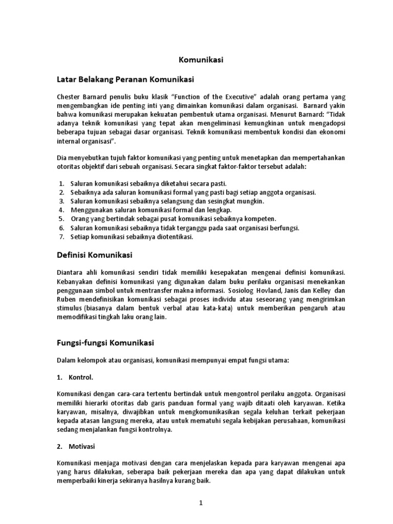 Komunikasi Dan Pengambilan Keputusan