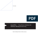 Smartdba - Your Power Solution For Database Backup & Recovery