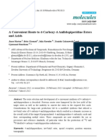 A Convenient Route to 4-Carboxy-4-Anilidopiperidine Esters and Acids - Molecules, 7 Mar 2012, 17(3), 2823 - Molecules17032823