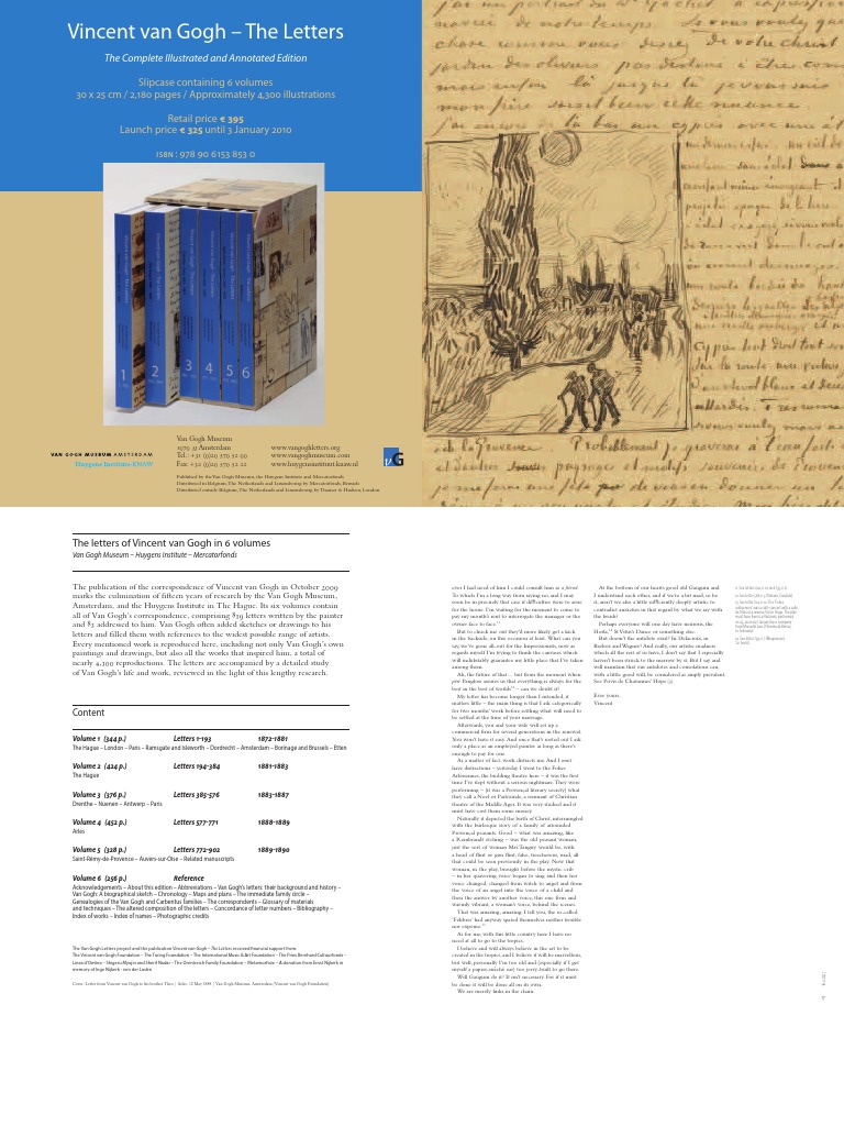 Complete Letters of Vincent van Gogh | PDF | Vincent Van Gogh | Paul ...