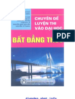 Chuyen de Luyen Thi Dai Hoc Bat Dang Thuc