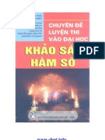 Chuyen de Luyen Thi Dai Hoc Khao Sat Ham So