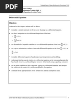 NJC Differential Equation Lecture Notes Teachers Edition