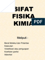 Sifat Fisika Kimia Xenobiotik