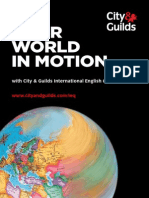 Set your world in motion with City & Guilds International English Qualifications