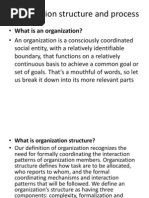 Organisational Structure