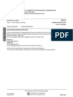 Business AS LEVEL Oct/Nov 2012 Paper1