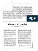 Mirandola, P. Alabanza Al Hombre