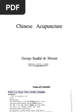 Chinese Acupuncture - 