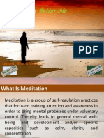 Meditation For Better Me - Using Meditation in Psychology 2012