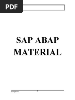 Updated ABAP Material Document