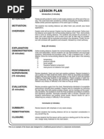 Basic Dance Steps Lesson Plan for Grade 4 | PDF | Dances | Lesson Plan
