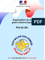 "L'organisation de La Guerre Électronique en France", Du Ministère de La Défense, 7 Décembre 2008