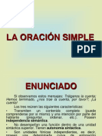 LA ORACIÓN SIMPLE. CORVERA