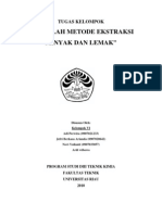 Download Makalah Metode Ekstraksi Minyak Dan Lemak by Rio Esvaldino SN118447498 doc pdf
