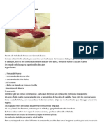 Receta de Helado de Fresa