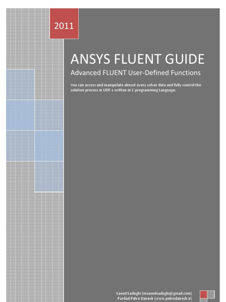Ansys Fluent Guide: Advanced FLUENT User-Defined Functions | PDF