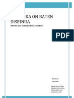 Praktika On Baten Diseinua