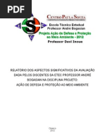 Avaliação PADPMA_2012