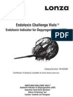 Endotoxin Challenge Vials: Endotoxin Indicator For Depyrogenation (USP)