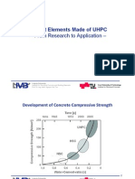 Precast Elements Made of UHPC: - From Research To Application