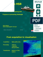 MBES and Laser Scanning Data Progress On Processing Challenges