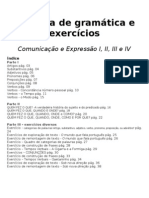 Apostila de Gramatica e Exercicios