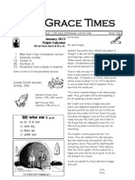 Grace Times: January 2013 Pulpit Calendar