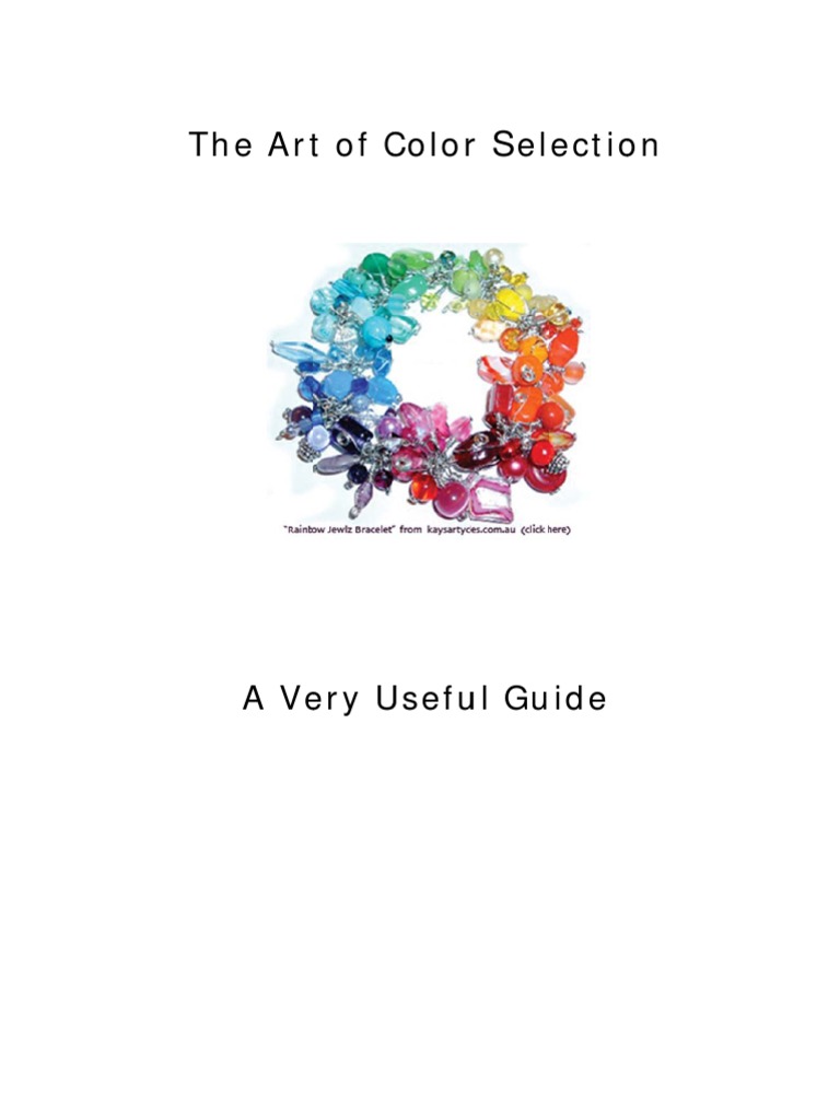 Color Scheme Selection Guide | PDF | Teaching Methods & Materials