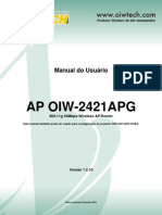 Manual do Usuário AP OIW-2421APG