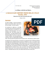 The Italian Memorandum - October Report