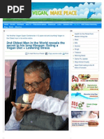 Download Once Again a Vegan Centenarian is The Nations Oldest Man - 112 Year Old Pandit Sudhakar Chaturvedi - Not Paleo Low Carb Wheat Belly Atkins But Vegetarian by PaleoCentenarianDiet SN118538004 doc pdf