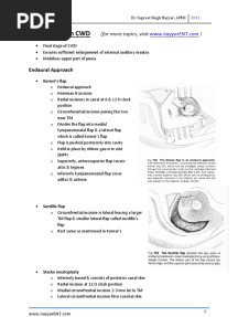 Meatoplasty in CWD PDF