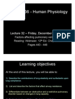 Lecture 32 Factors Affecting Pulmonary Ventilation